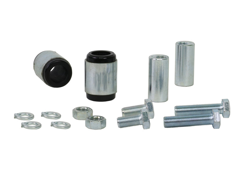 WL Camber Adj Kits - Whiteline 09 lancer Ralliart Rear Camber adj kit-control arm upper bushes