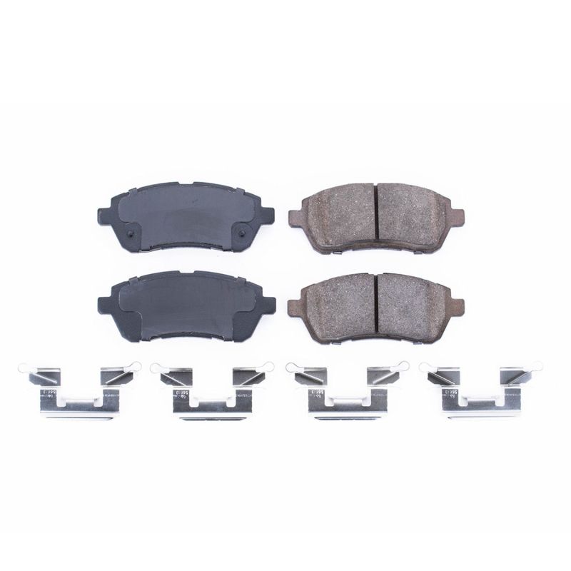 PSB Z17 Evolution Brake Pads - Power Stop 11-19 Ford Fiesta Front Z17 Evolution Ceramic Brake Pads w/Hardware