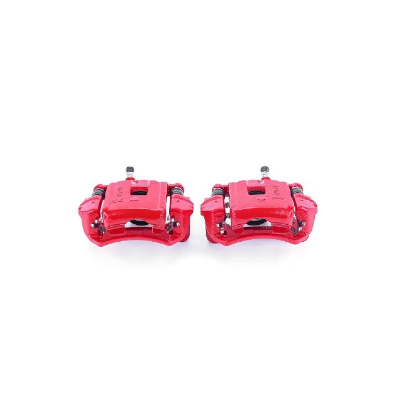 PSB Red Calipers - Power Stop 98-07 Lexus LX470 Rear Red Calipers w/Brackets - Pair