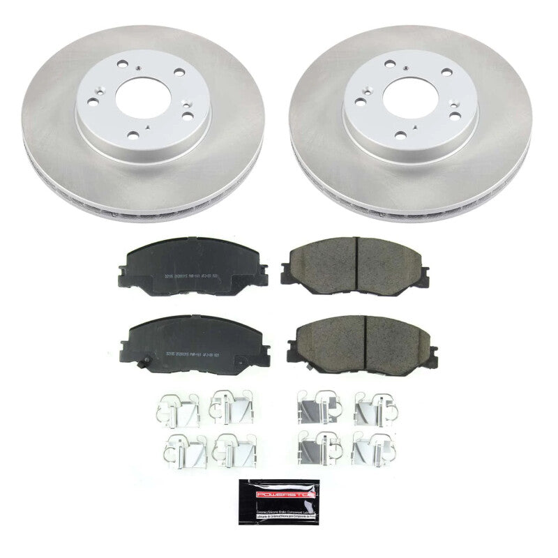 PSB Semi-Coated Rotor Kits - Power Stop 19-22 Honda Insight Front Semi-Coated Rotor Kit