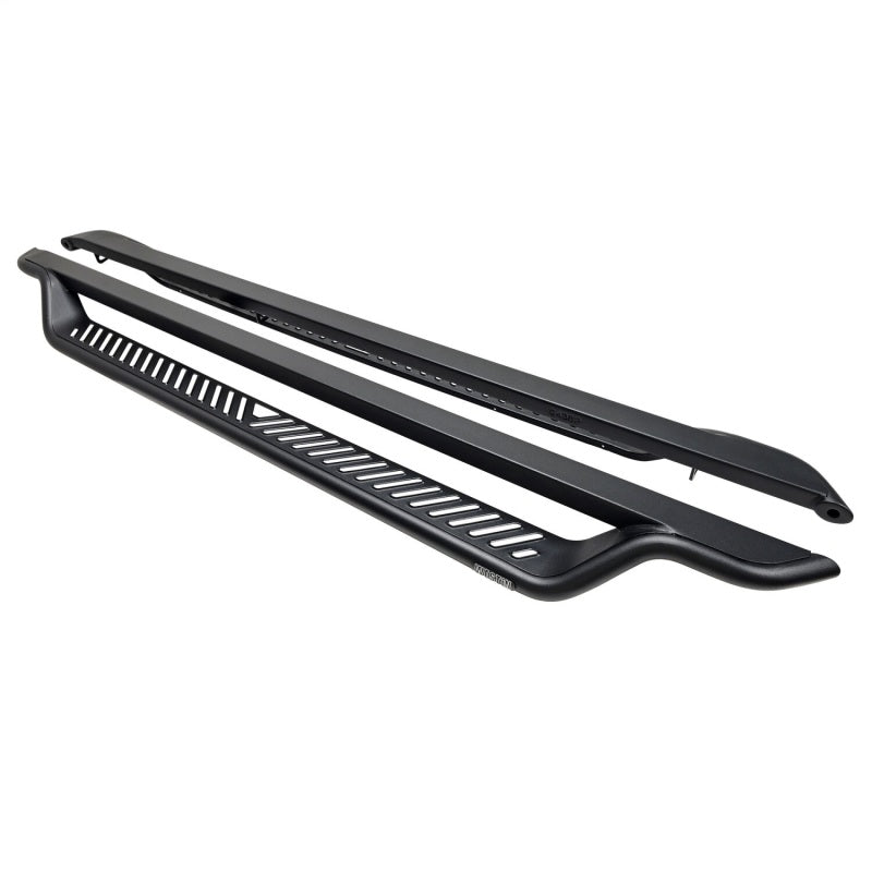 WES Running Boards - Outlaw - Westin 07-21 Toyota Tundra Double Cab Outlaw Drop Running Boards - Tex. Blk