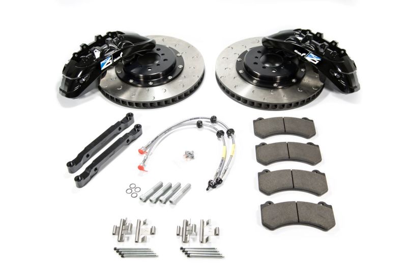 ALC Front Brake Kits - Alcon 2009+ Nissan GT-R R35 412x36mm Rotor 6 Piston Caliper RC6 Front Axle Kit - Red