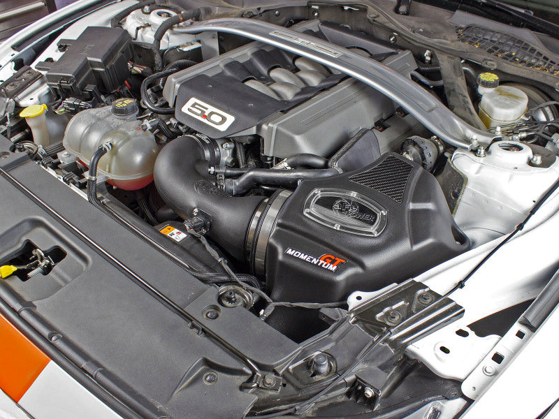 AFE Momentum GT Cold Air Intakes - aFe Momentum GT Pro Dry S Intake System 2015 Ford Mustang GT V8-5.0L