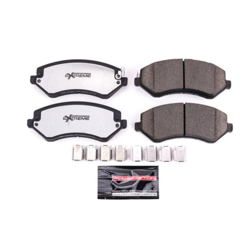 PSB Z36 Truck & Tow Brake Pads - Power Stop 04-07 Chrysler Town & Country Front Z36 Truck & Tow Brake Pads w/Hardware