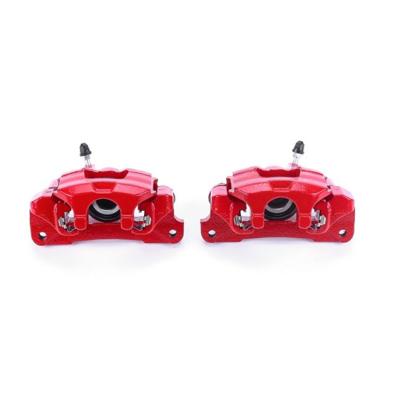 PSB Red Calipers - Power Stop 00-01 Lexus ES300 Rear Red Calipers w/Brackets - Pair