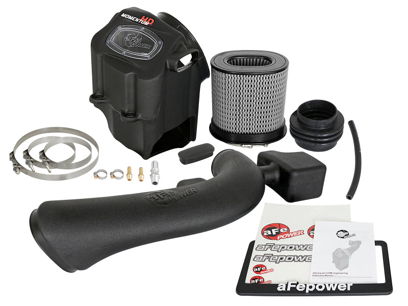 AFE Momentum GT Cold Air Intakes - aFe Momentum GT Pro DRY S Cold Air Intake System 2017 Ford Superduty V8-6.2L