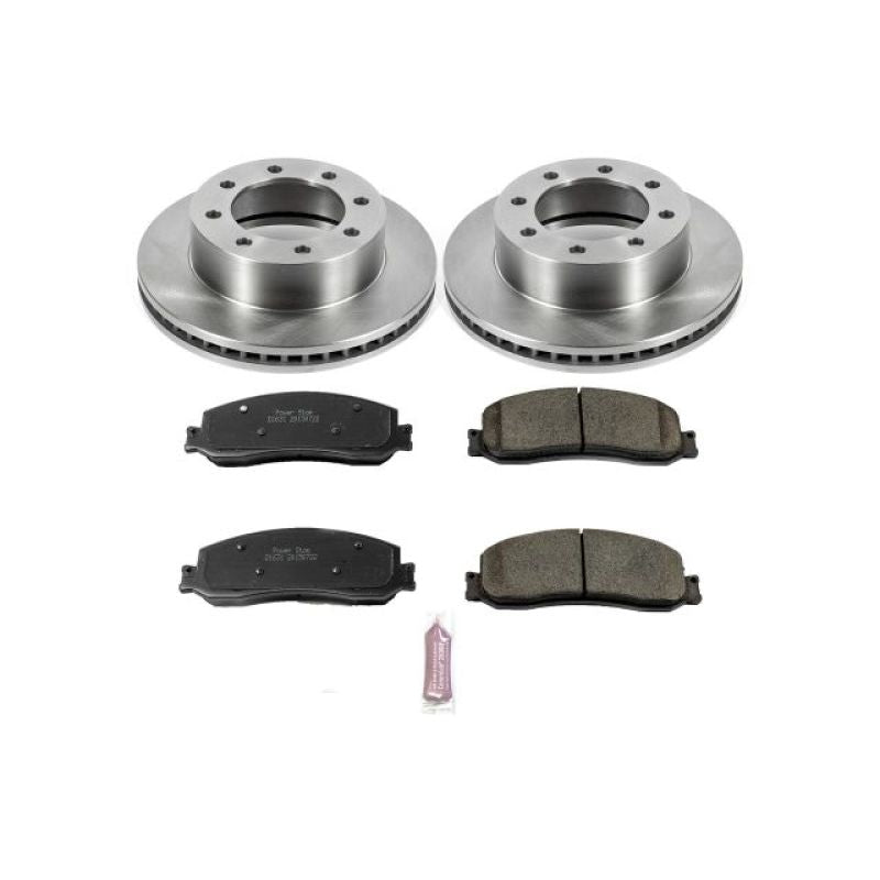 PSB Autospecialty Rotor - Power Stop 2012 Ford F-350 Super Duty Front Autospecialty Brake Kit