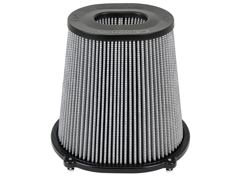 AFE Quantum Intakes - aFe Quantum Pro DRY S Air Filter Inverted Top - 5in Flange x 9in Height - Dry PDS