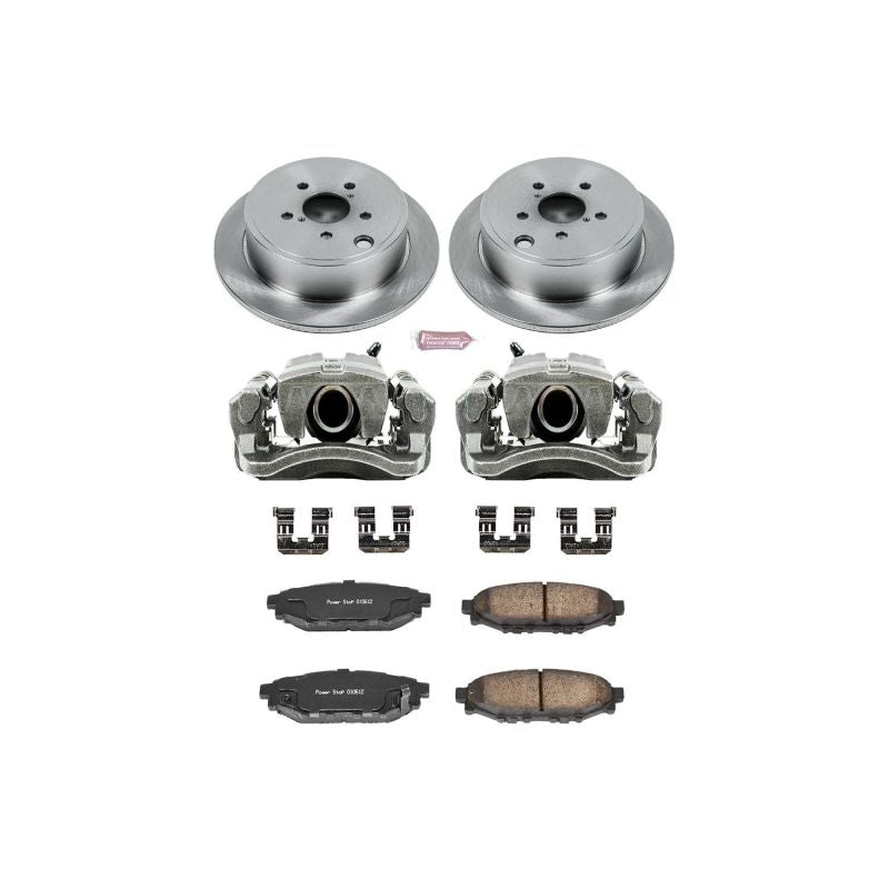 PSB Autospecialty Kit w/Cals - Power Stop 13-16 Subaru BRZ Rear Autospecialty Brake Kit w/Calipers