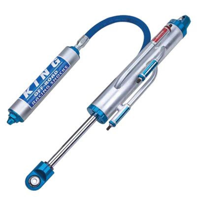 KIN 2.5 Race Coilover Shocks - King Shocks 14in Dual Rate 2.5 Race Coilover Shock Hose Remote Reservoir w/o Springs 7/8 Shaft
