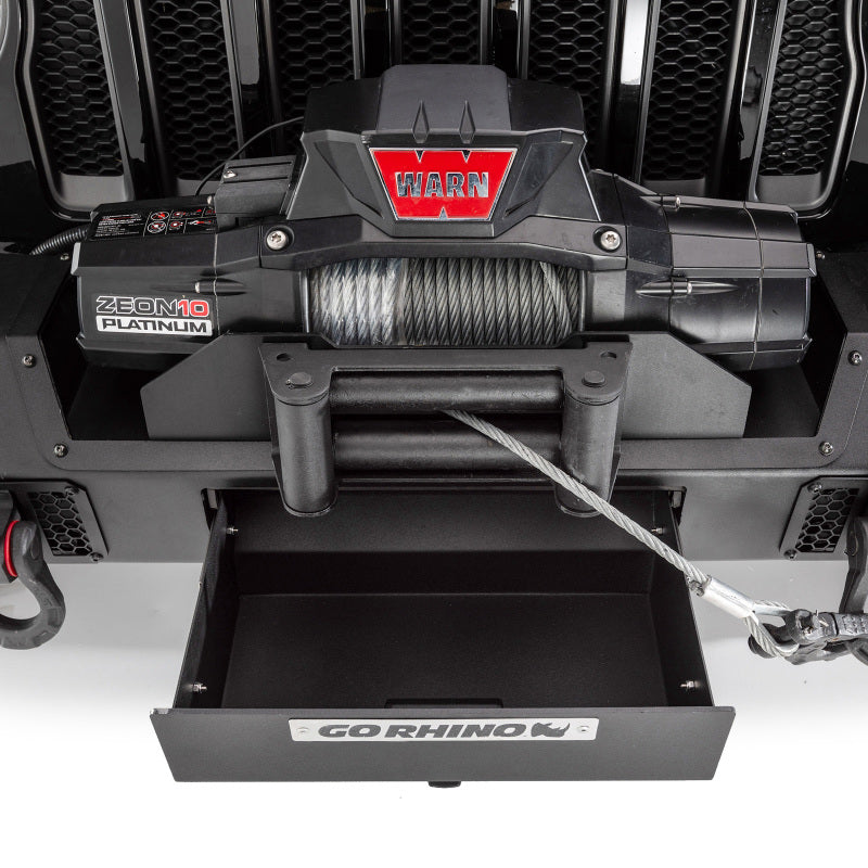 GOR Trailine Bumper - Go Rhino 07-20 Jeep Wrangler JL/JLU/JK/JKU/Gladiator JT Trailline Front Stubby Bumper