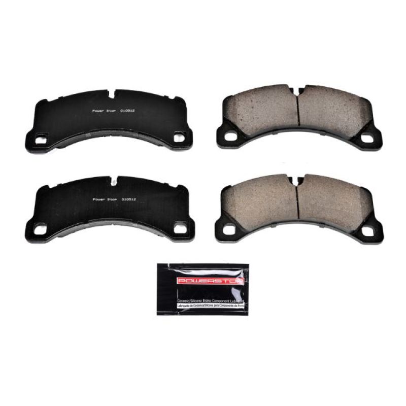 PSB Z23 Evolution Brake Pads - Power Stop 11-13 Porsche Cayenne Front Z23 Evolution Sport Brake Pads w/Hardware