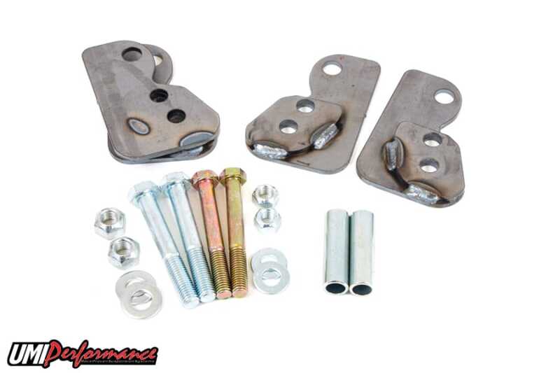 UMI Lower Control Arms - UMI Performance 78-96 GM B-Body Lower Control Arm Relocation Brackets
