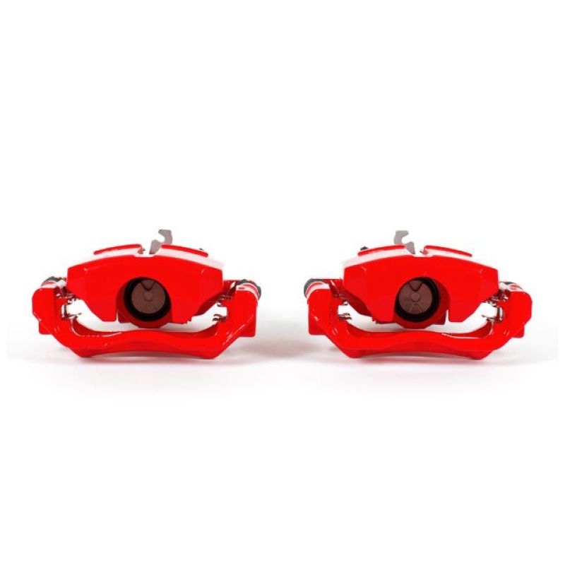 PSB Red Calipers - Power Stop 13-16 Dodge Dart Rear Red Calipers w/Brackets - Pair