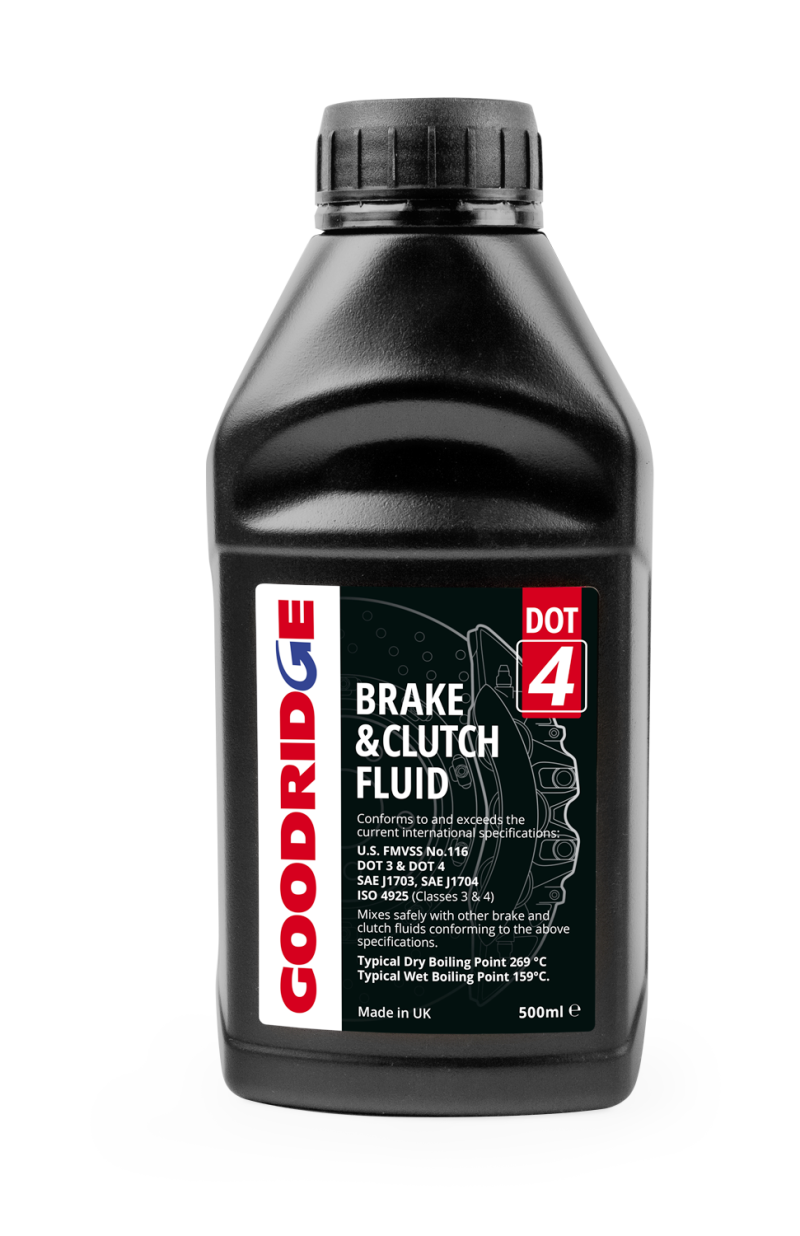 GR Brake Fluid - Goodridge 500ML Performance Dot 4 Brake Fluid - Single