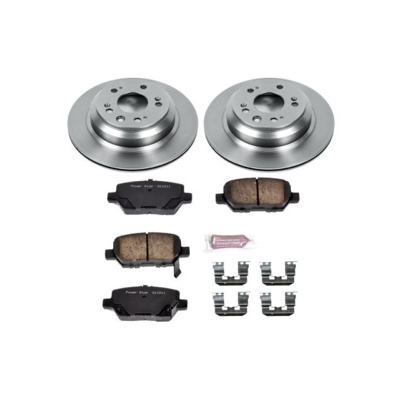 PSB Autospecialty Kit - Power Stop 05-12 Acura RL Rear Autospecialty Brake Kit
