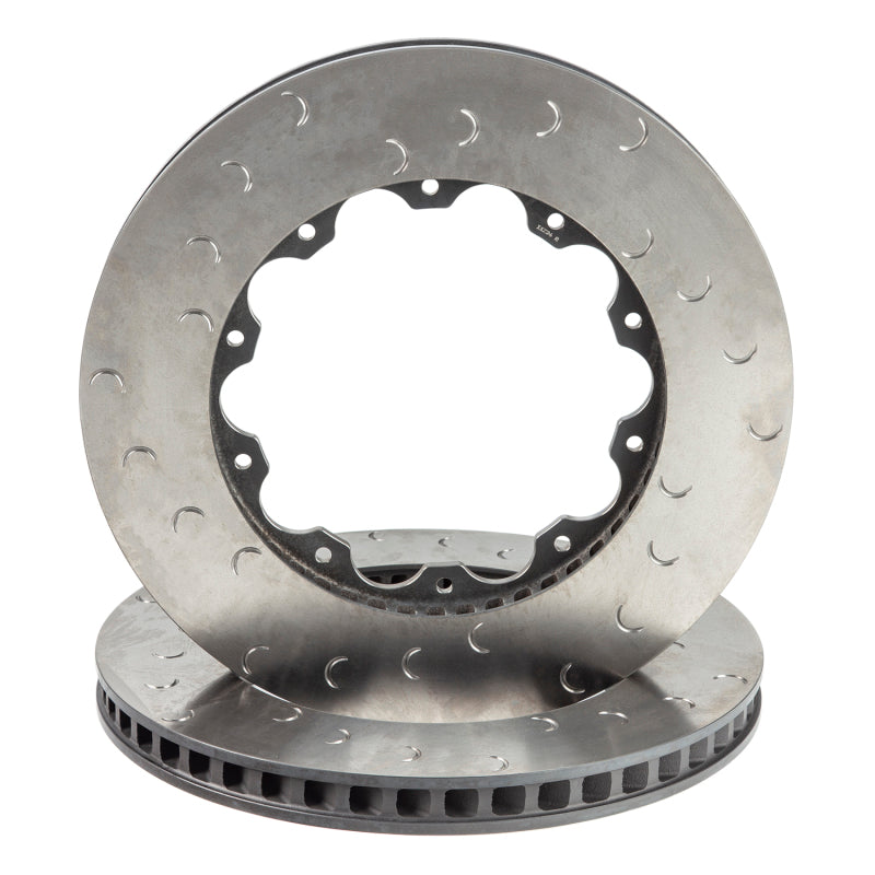 ALC Slotted Brake Rotors - Alcon Nissan R35 GT-R Gen 2 390X32.8mm Rotor Ring Kit - Front Right