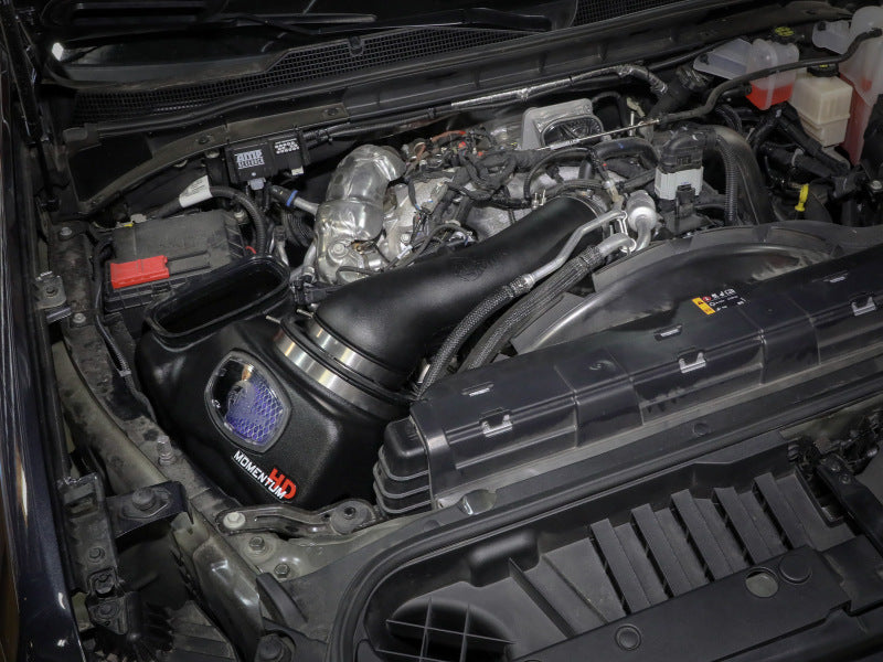 AFE Momentum HD Cold Air Intakes - aFe Momentum HD Intake System w/ Pro 10R Filter 2020 GM Diesel Trucks 2500/3500 V8-6.6L (L5P)