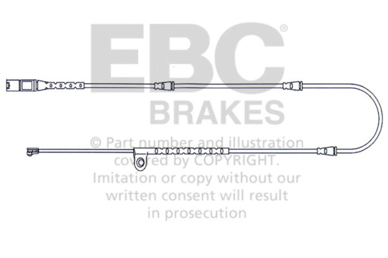 EBC Wear Leads - EBC 2010-2014 BMW X5 4.4L Twin Turbo Front Wear Leads