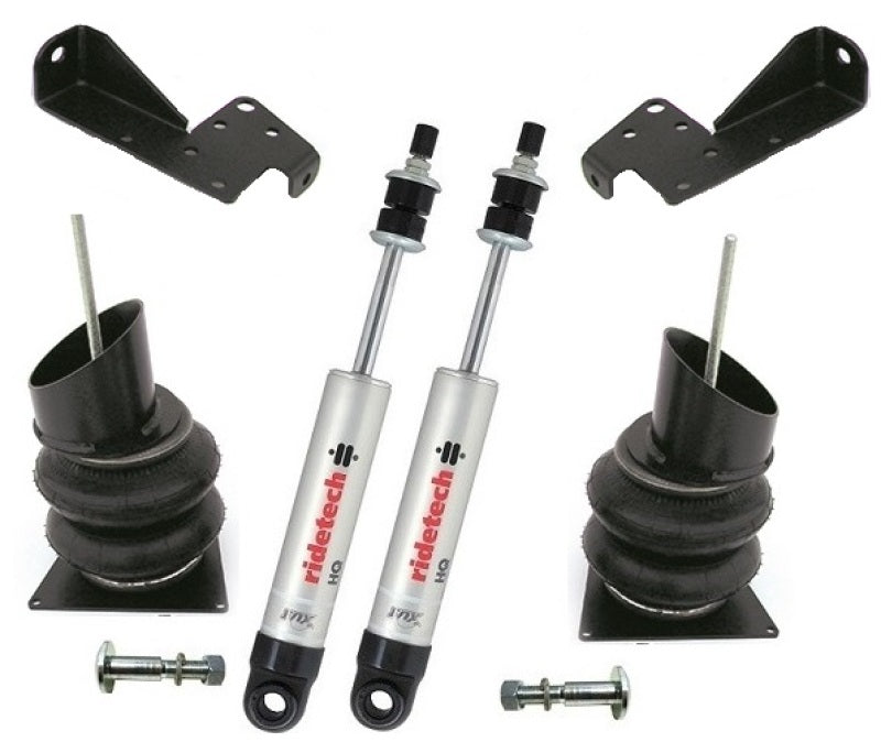 RID Suspension Kits - Front - Ridetech 58-64 Impala Front CoolRide Air Spring & HQ Shock Kit (For Use With Stock Arms)