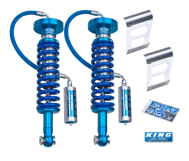 KIN 2.5 Coilovers - King Shocks 09-13 Ford F150 2WD/4WD Front 2.5 Dia Remote Reservoir Coilover (Pair)