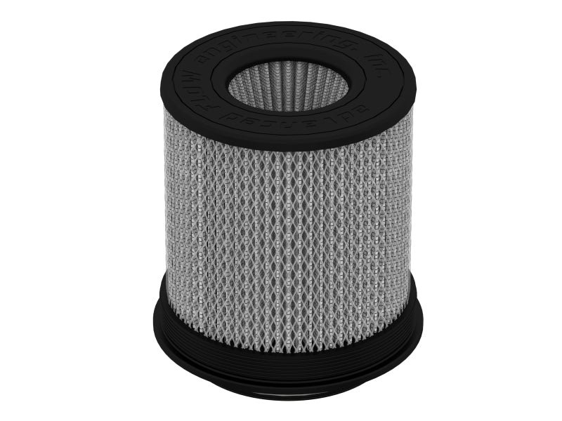 AFE Universal Pro Dry S Filter - aFe MagnumFLOW Air Filter Pro DRY S 6in Flange x 8 1/8in Base/Top (INV) x 9in H