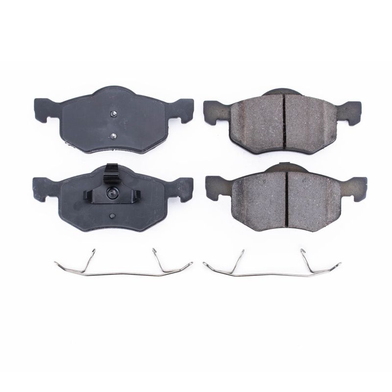 PSB Z17 Evolution Brake Pads - Power Stop 01-07 Ford Escape Front Z17 Evolution Ceramic Brake Pads w/Hardware