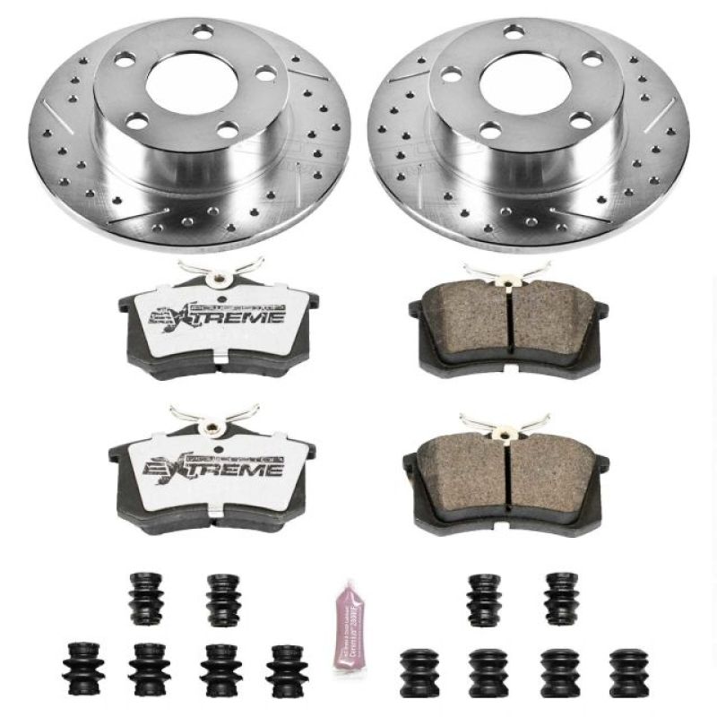 PSB Z26 Street Warrior Kit - Power Stop 98-01 Audi A6 Quattro Rear Z26 Street Warrior Brake Kit