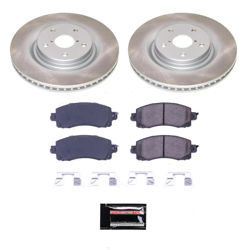 PSB Semi-Coated Rotor Kits - Power Stop 19-22 Subaru Forester Front Semi-Coated Rotor Kit