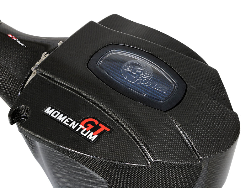 AFE Black Series Carbon Fiber Cold Air Intakes - aFe Momentum GT Black Series Carbon Fiber CAIS 15-16 Dodge Challenger SRT Hellcat V8-6.2L (sc)