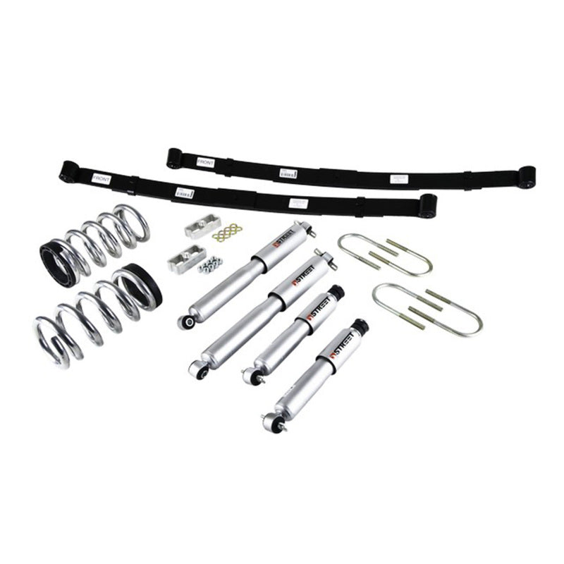 BT Lower Kit w SP Shocks - Belltech LOWERING KIT 98-03 S-BLAZER 2-3inch 6 Cyl W/SP