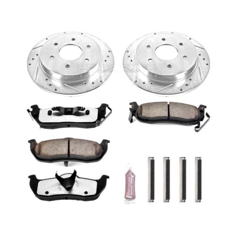 PSB Z36 Truck & Tow Kit - Power Stop 04-10 Infiniti QX56 Rear Z36 Truck & Tow Brake Kit