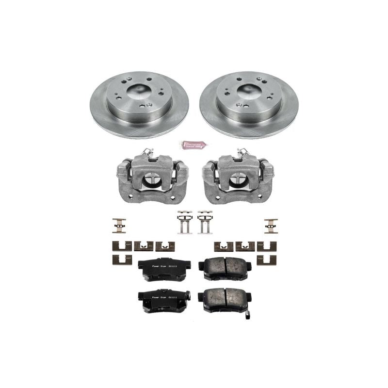 PSB Autospecialty Kit w/Cals - Power Stop 97-01 Honda Prelude Rear Autospecialty Brake Kit w/Calipers