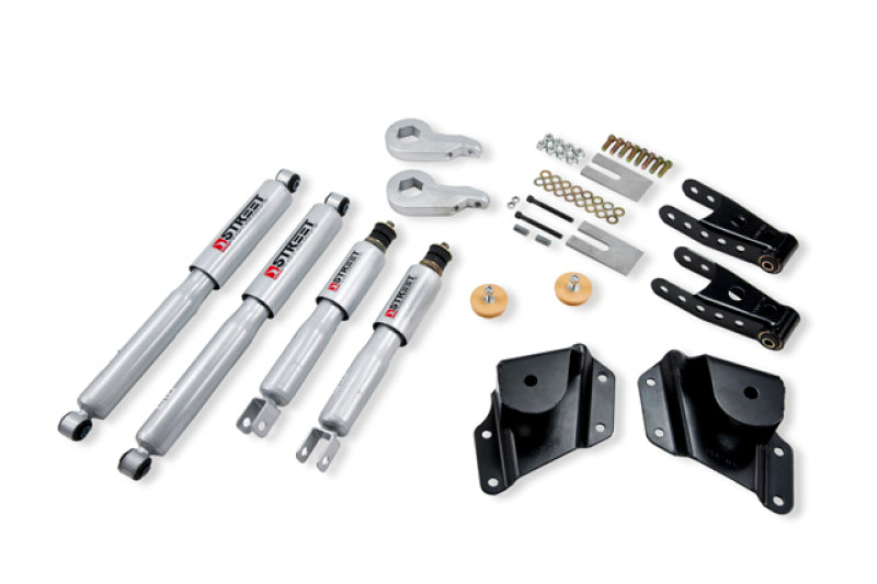BT Lower Kit w SP Shocks - Belltech LOWERING KIT WITH SP SHOCKS