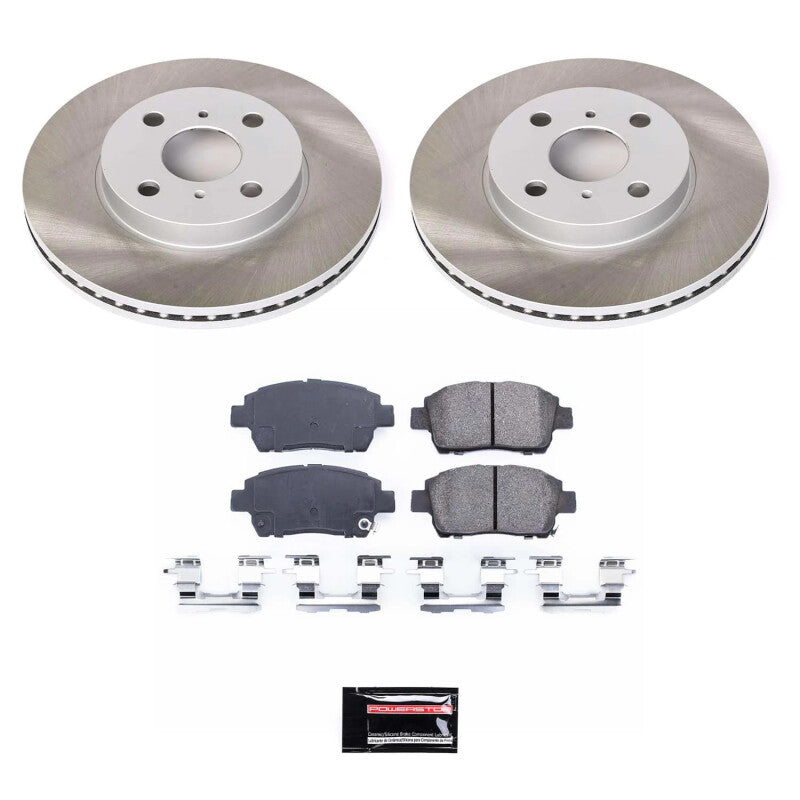 PSB Semi-Coated Rotor Kits - Power Stop 04-06 Scion xB Front Semi-Coated Rotor Kit