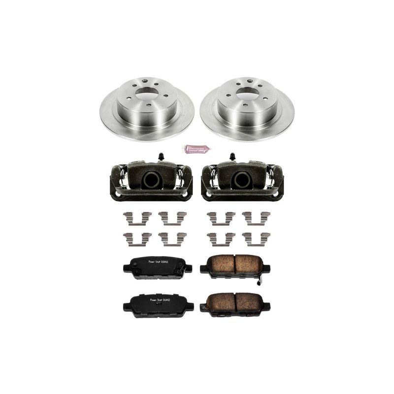 PSB Autospecialty Kit w/Cals - Power Stop 02-06 Nissan Altima Rear Autospecialty Brake Kit w/Calipers