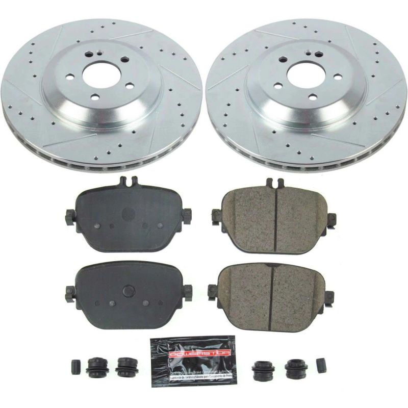 PSB Z23 Evolution Kit - Power Stop 17-18 Mercedes-Benz E43 AMG Rear Z23 Evolution Sport Brake Kit