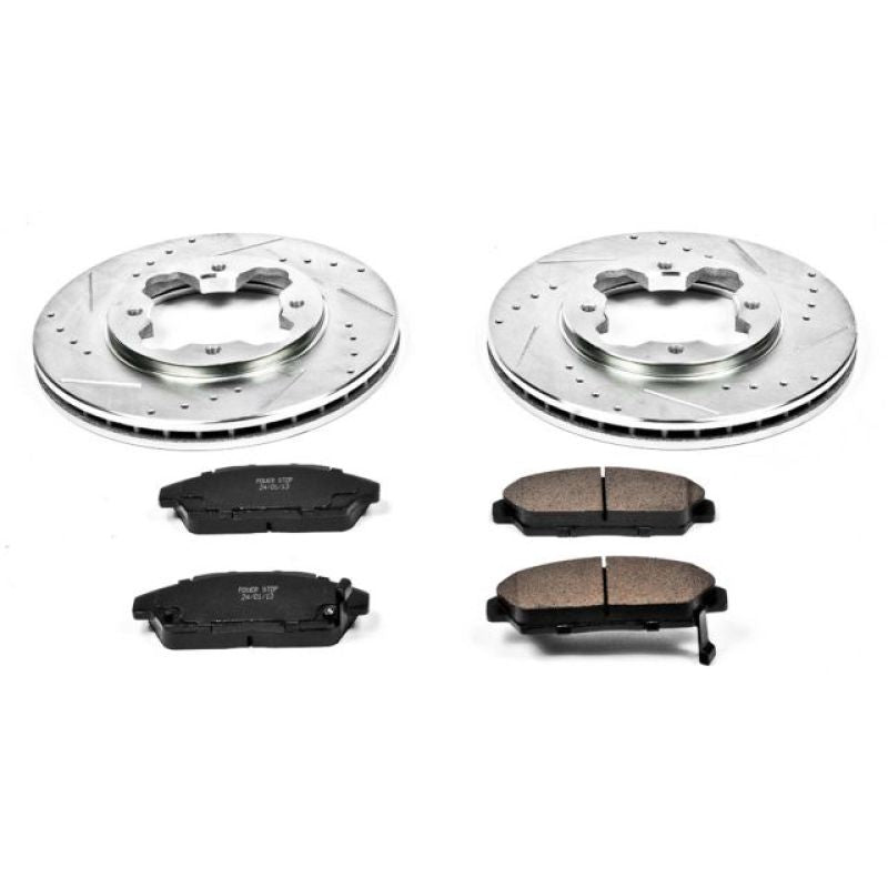 PSB Z23 Evolution Kit - Power Stop 90-93 Honda Accord Front Z23 Evolution Sport Brake Kit