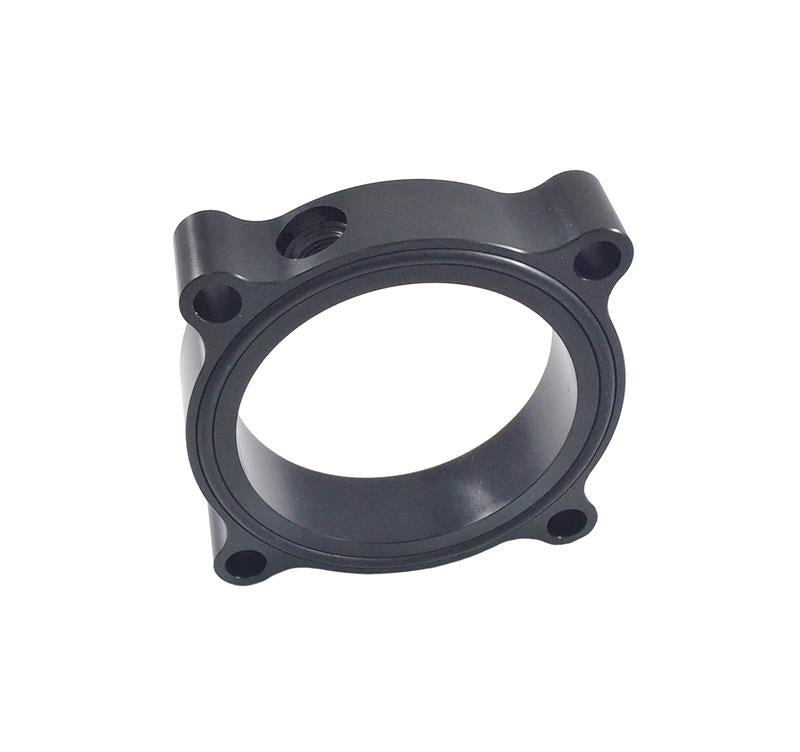 TQS TB Spacer - Black - Torque Solution Throttle Body Spacer (Black): Audi / Volkswagen 2.0T FSI SI