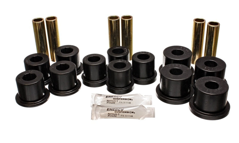 ES Spring/Shackle Bush - Black - Energy Suspension GM C20/C30 Spring & Shackle Set - Black