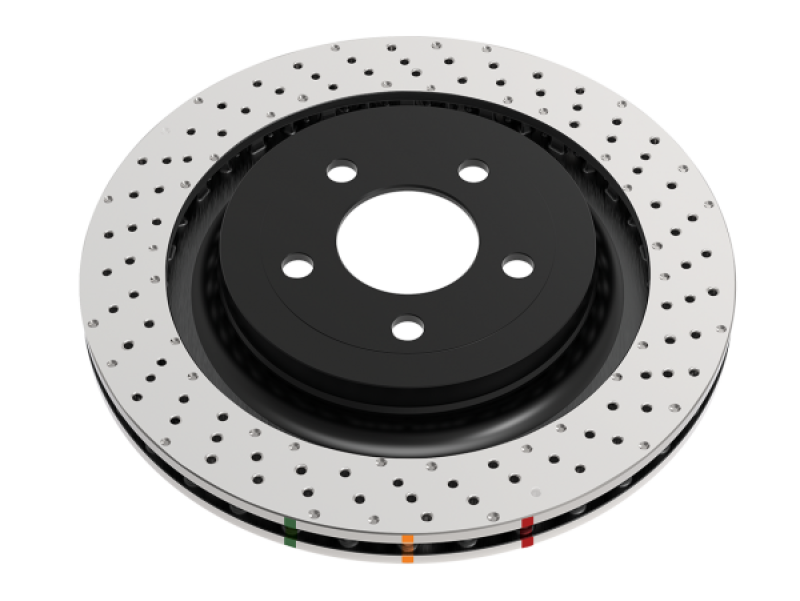 DBA 4000 Series Drilled Rotors - DBA 04-17 Subaru WRX STi Front Cross Drilled/Dimpled 4000 XD Series Rotor