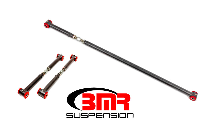 BMR Suspension Arm Kits - BMR 82-02 3rd Gen F-Body On-Car Adj. Rear Suspension Kit (Polyurethane) - Black Hammertone