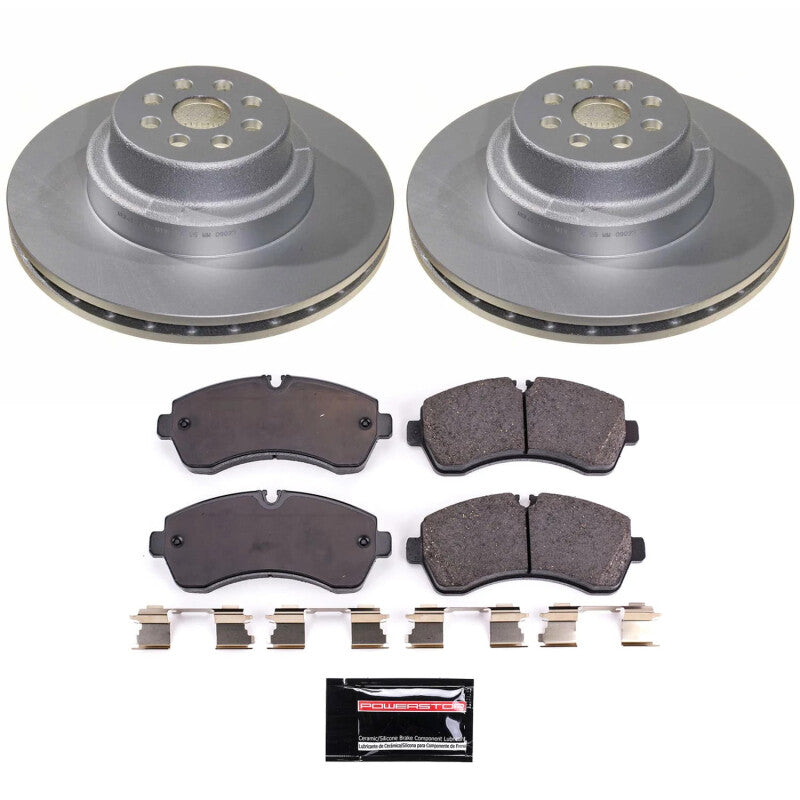 PSB Z17 Evolution Coated Kit - Power Stop 06-12 Workhorse Custom Chassis W42 Front Z17 Coated Brake Kit