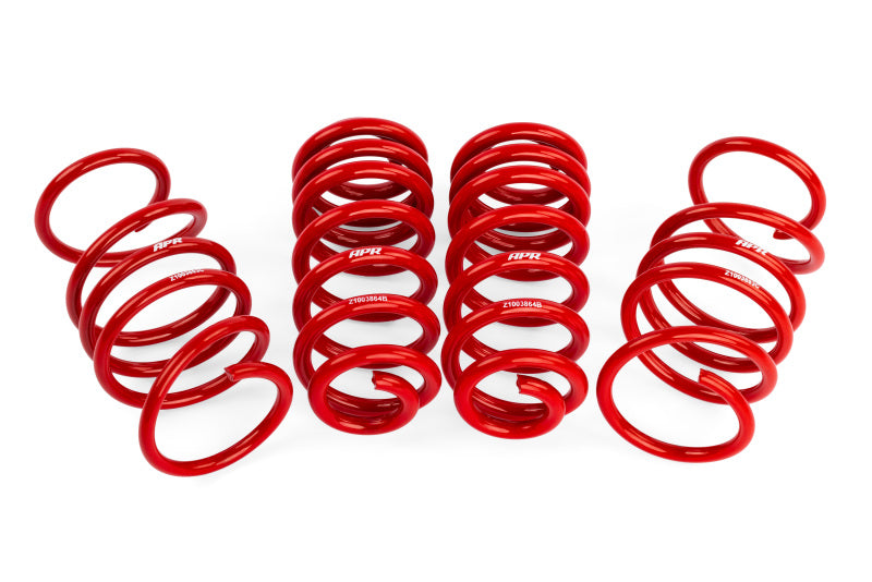 APR Lowering Springs - APR 22-26 Volkswagen Golf R (MK8) Lowering Springs - Red
