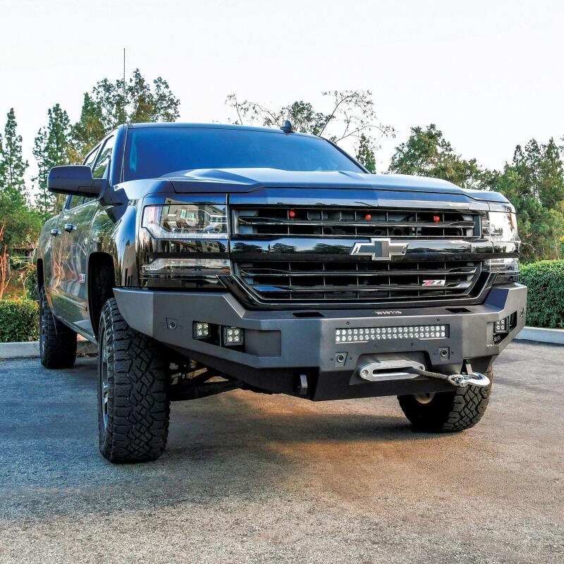 WES Pro-Series Bumpers - Westin 15-19 Chevrolet Silverado 2500/3500 Pro-Series Front Bumper - Textured Black