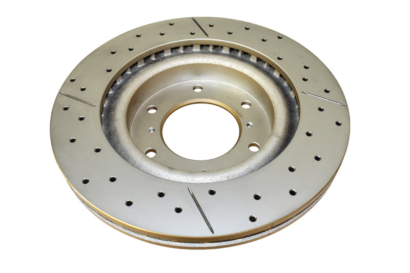 DBA Street Slot&Drill Rotors - DBA 06+ MX-5 Miata Front Drilled & Slotted Street Series Rotor