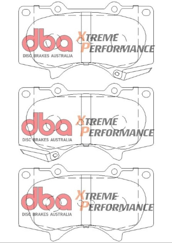 DBA XP650 Brake Pads - DBA 2015 Toyota Tacoma XP650 Front Brake Pads
