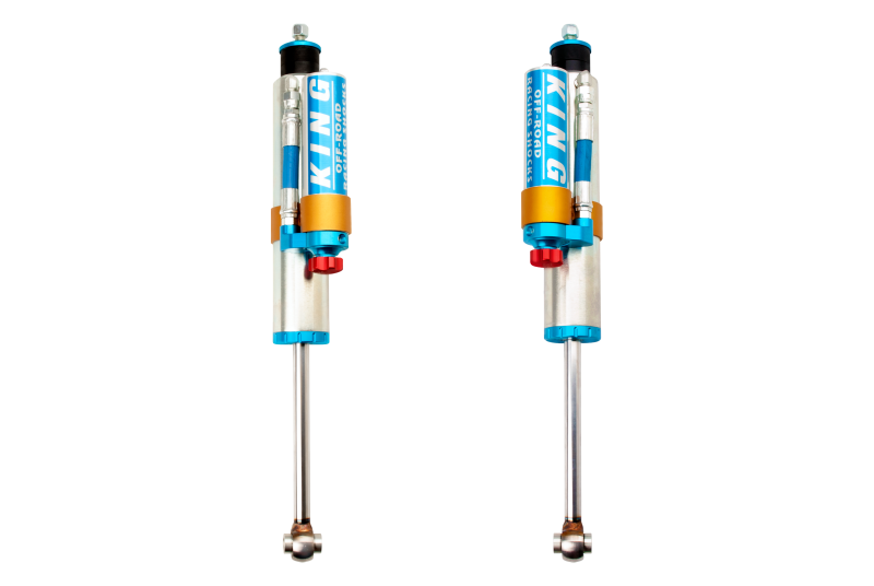 KIN 2.5 Shocks - King Shocks 2005+ Ford F-250 4WD Front 2.5 Dia Remote Reservoir Shock w/Adj for 1-2.5in Lift (Pair)