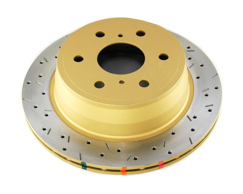 DBA 4000 Slot&Drill Rotors - DBA 06-08 Chevrolet Silverado/GMC Sierra 4000 Series Drilled and Slotted Rear Rotor