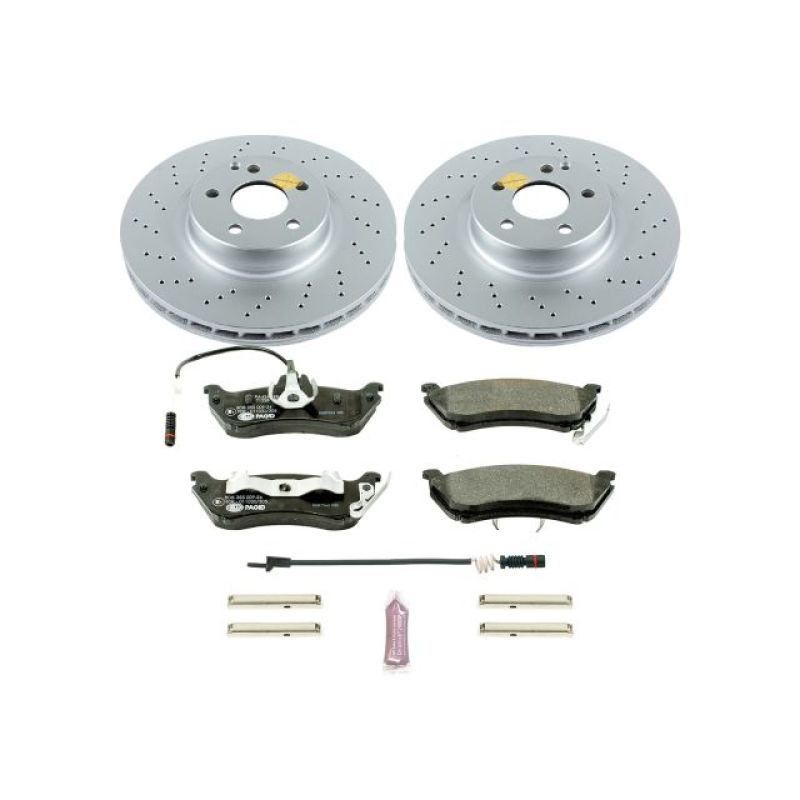 PSB Euro-Stop Kit - Power Stop 07-09 Mercedes-Benz E350 Front Euro-Stop Brake Kit